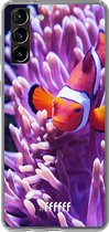 6F hoesje - geschikt voor Samsung Galaxy S21 -  Transparant TPU Case - Nemo #ffffff