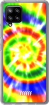 6F hoesje - geschikt voor Samsung Galaxy A42 -  Transparant TPU Case - Hippie Tie Dye #ffffff