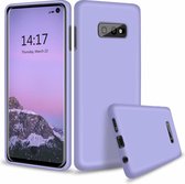 ShieldCase silicone case geschikt voor Samsung Galaxy S10e - silicone back cover - bescherming tegen vallen & stoten - paars