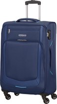 American Tourister Reiskoffer - Summer Session Spinner M Tsa (Compact) Dark Blue/Light Blue