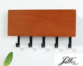 Jawes- Sleutelrekje- Zwart/donker eiken- Hout Sleutelkastje- Sleutelrek- Opbergen- Key rack- Opbergrek Kastje- Organizer- Decoratie- Sleutelhanger- Sleutelkast