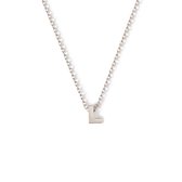 Orelia letter L ketting - Zilverkleurig - Staal