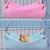 Hamster Mat - Hamster Hangmat- Hamster Bed- Hamster Accessoires - Hamster Speelgoed - Hamster - Huisdier - Roze