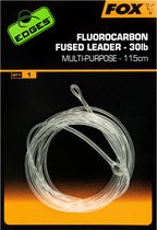 Fox Fluorocarbon Fused leader - 115cm - 30lb - Transparant