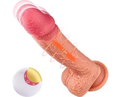 stotende en intens trillende - thrusting dildo. strak design