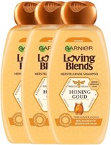 Garnier Loving Blends Honing Goud Herstellende Shampoo - 3 x 300 ml - Voordeelverpakking