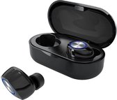 DrPhone TrueSport2 - In-Ear Sport Oordoppen - Comfortabel - USB-C Snellader - TWS Volledig Draadloos - Bluetooth 5.0 - Sport Oortjes - Zwart