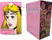 Disney Princess Gezichtsmasker Face Mask Princess Aurora Assepoester 12 stuks in een doos kerstpakket
