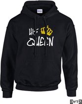 Hoodie | Valentijn | His Queen Her King - M, Dames