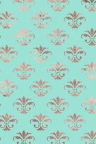 Rose Gold and Mint Composition Notebook - Small Ruled Notebook - 6x9 Lined Notebook (Softcover Journal / Notebook / Diary)