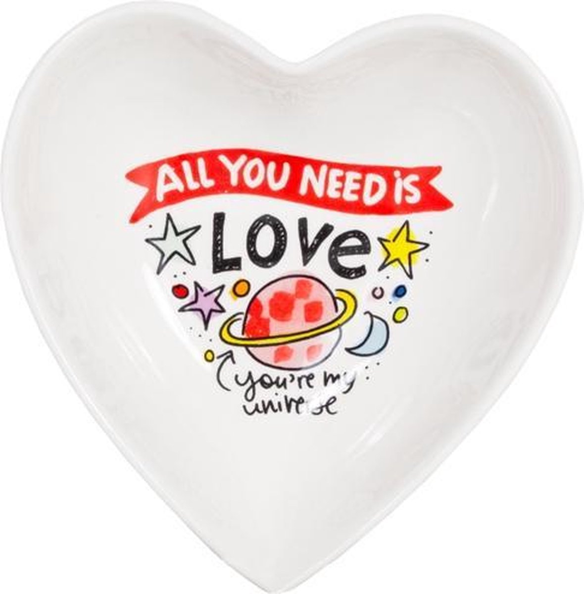 Kort leven in tegenstelling tot delen Blond Amsterdam Valentijn Bord - All You Need Is Love - 16 cm | bol.com