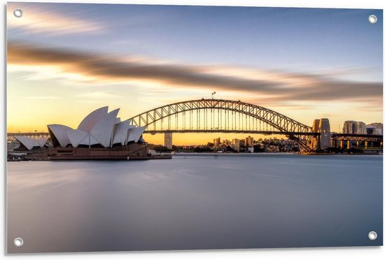 Tuinposter – Royal Botanic Gardens - Sydney  - 90x60cm Foto op Tuinposter  (wanddecoratie voor buiten en binnen)