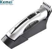 Tondeuse | Trimmer | Kemei | Zilver | tot 20mm! | Baard | Haar Mannen | Premium | Draadloos | Oplaadbaar