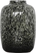 Cheetah vaas grijs Artic | Black | Small| Ø21 x H29 cm | Vase The World