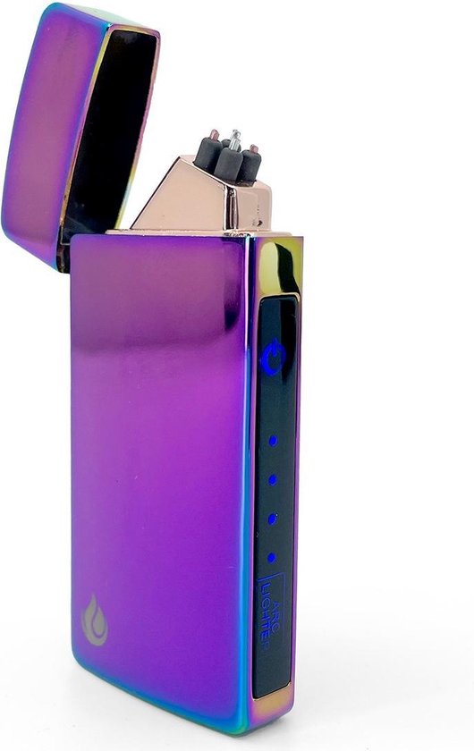 Axties® Elektrische Plasma aansteker - USB Oplaadbaar - Wind Bestendig -  Regenboog | bol.com