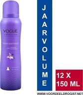 Vogue Deospray Reve Exotique - Jaarvolume - 12x 150ml