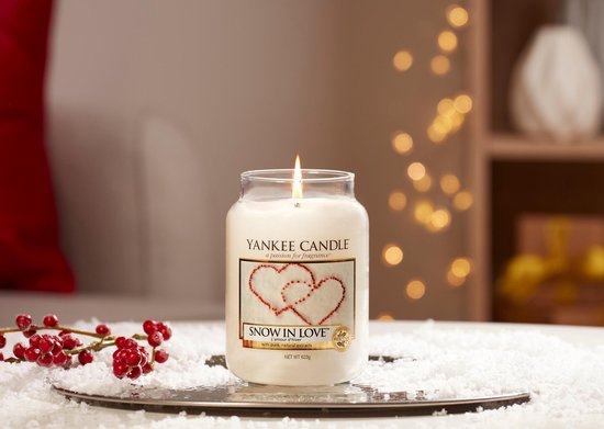Bougie Parfumée Yankee Candle Large Jar - Snow In Love