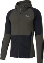 Puma Evostripe heren sweatvest - Groen - Maat XL