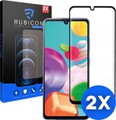 Rubicon Full Cover Screenprotector - Geschikt voor Samsung Galaxy A41 - Glas - Transparant