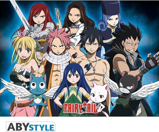 Affiche ABYstyle Fairy Tail Groupe 2 - 52x38cm