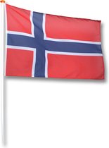 Vlag Noorwegen 70x100 cm.