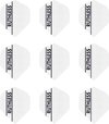 Afbeelding van het spelletje 10 sets (30 stuks) Ruthless  flights Multipack - Solid White - darts flights