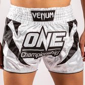 Venum x ONE FC Muay Thai Shorts Wit Zwart Maat Venum Kickboks Muay Thai Shorts: M - Jeans maat 30