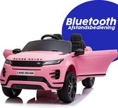Kinder Accu Auto Range Rover Evoque met bluetooth 12V 2.4G afstandbediening, 1 persoons roze