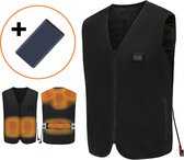 Bodywarmer chauffant KIMO DIRECT S/ M avec ceinture de Massage et batterie externe de 10000 mAh - Gilet chauffant - Deux tailles Fit All - Unisexe