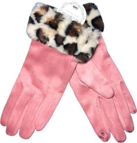 Dames handschoenen - COQUETTE - van BellaBelga - pink