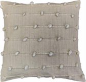 Hoyz | Single Bubble Off Wit Kussen | 60 X 60 | Sierkussen Voor Woonkamer Of Slaapkamer