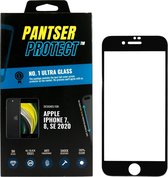 Pantser Protect ™ Case Friendly Screenprotector Geschikt voor Apple iPhone SE 2022 / SE 2020 / 8 / 7 / 6S / 6 - Premium glazen full-cover Pantserglas Protector - Tempered Glass Bescherm Glas