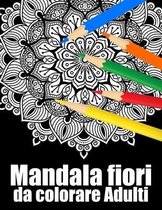 Mandala fiori da colorare Adulti