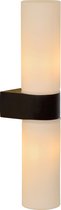 Lucide JESSE - Wandlamp Badkamer - 2xG9 - IP44 - Zwart