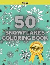 50 Snowflakes Coloring Book