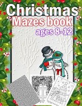 Christmas Mazes book Ages 8-12