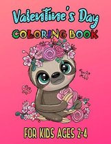 Valentine's Day Coloring Book For Kids Ages 2-4