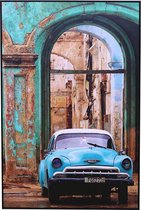 WOONENZO - Schilderij - auto vintage - canvas schilderij