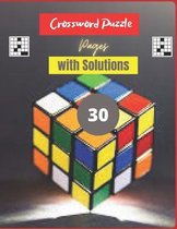 30 Crossword Puzzle Pages with Solutions