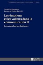 Les Emotions Et Les Valeurs Dans La Communication II