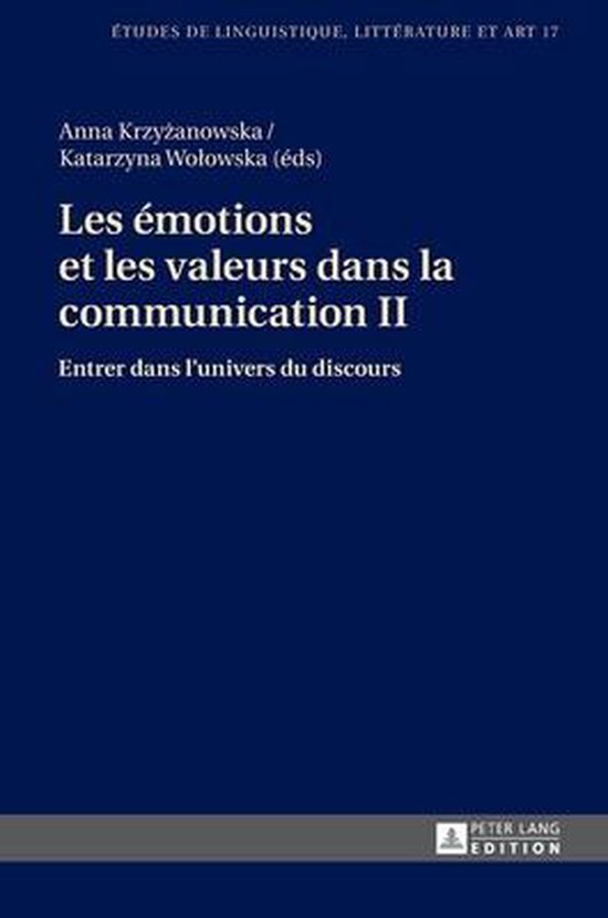 Les émotions et les valeurs dans la communication 2 - cover