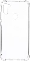 Shop4 - Samsung Galaxy M11 Hoesje - Zachte Back Case Transparant