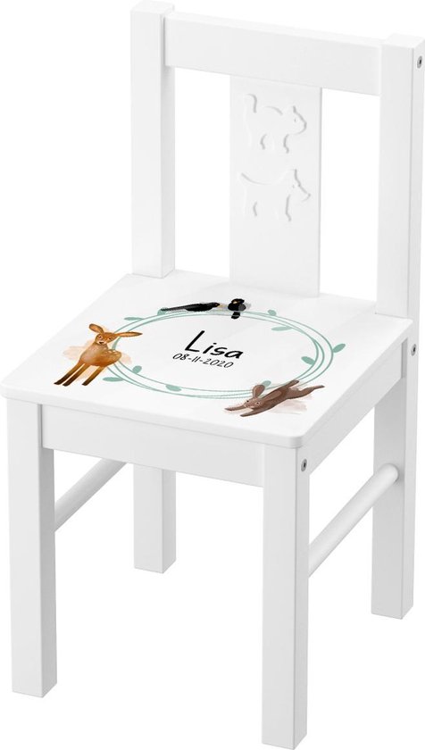 Berg Vesuvius Port bruiloft IKEA KRITTER Kinderstoel | Babystoel | Geboortestoel | met Persoonlijke  Opdruk (zie... | bol.com