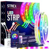 LED Strip | 5M | 5050 RGB | 300 LEDS | IP65 Waterproof | Bediening via APP | IOS | Android
