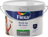 Flexa - Strak op de muur - Muurverf - Mengcollectie - 85% Grind - 2,5 liter