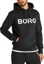 Björn Borg Logo Hoodie Black Beauty - heren trui maat S