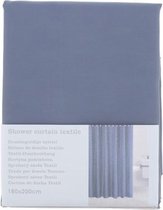 Douchegordijn - Blauw - Polyester - 200 x 180 cm