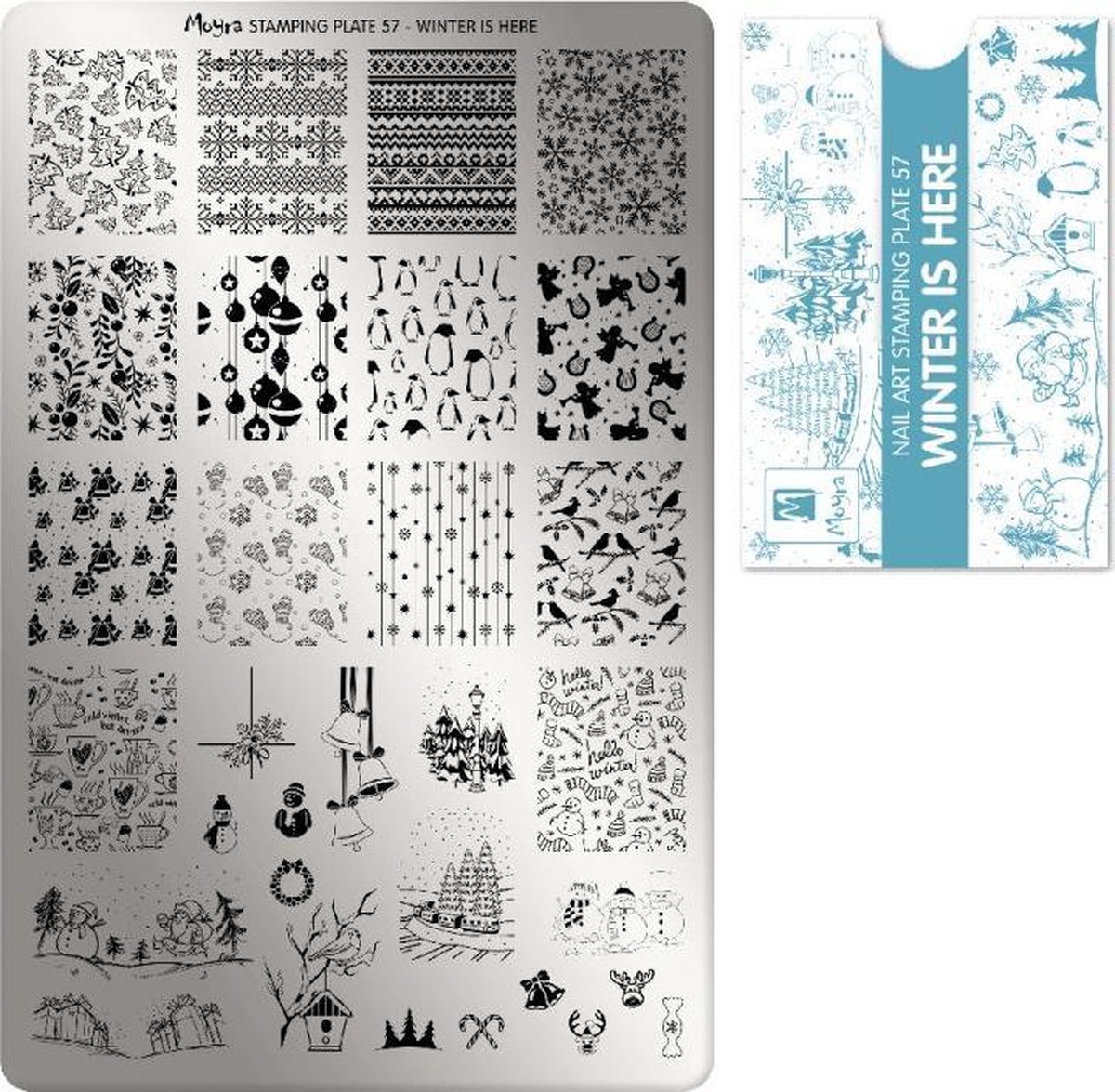Goedkoopste Moyra Stamping Plate 57 Winter is Here