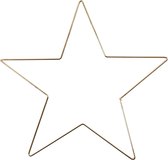 Ster. goud. d: 30 cm. dikte 3 mm. 1 stuk