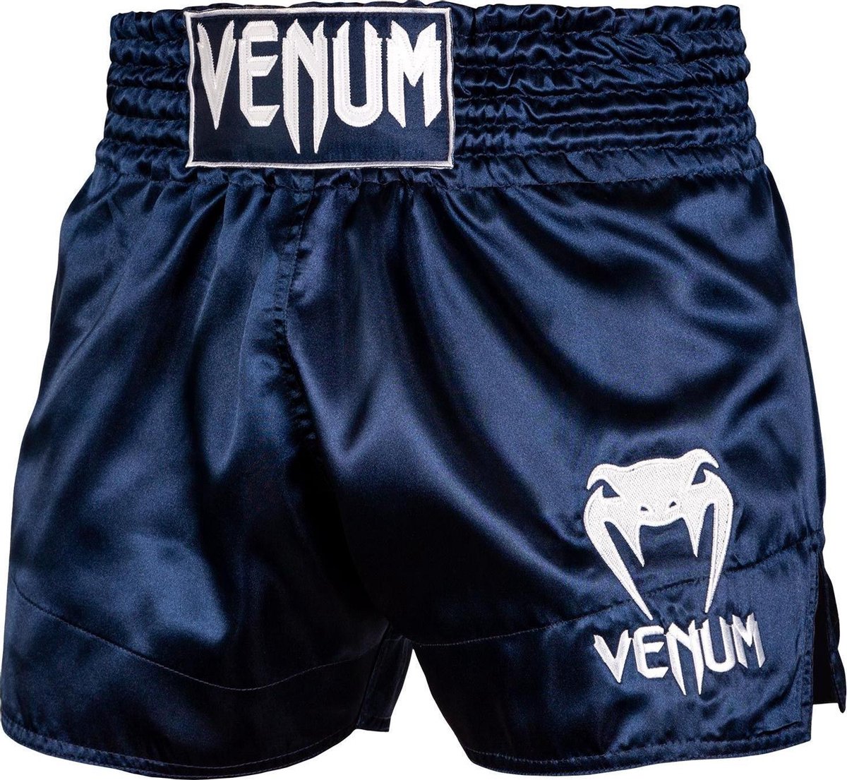 Venum Muay Thai Classic Kickboks Broekjes Blauw Maat Venum Kickboks Muay Thai Shorts: M - Jeans maat 30 - Venum